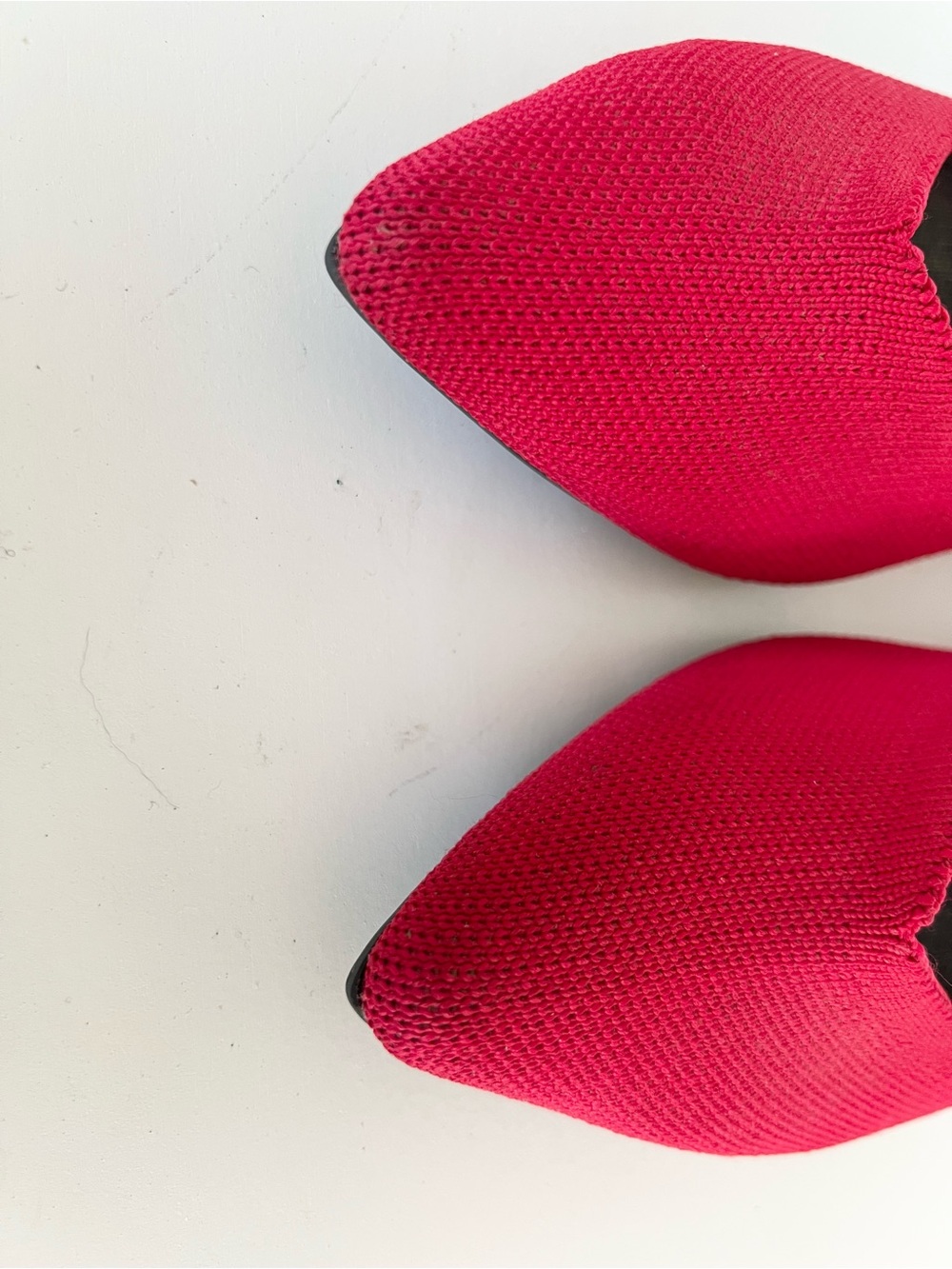 Rothy's The Point Slip On Ballet Flats in Bright Red, size 8.5 - Picture 6 of 13